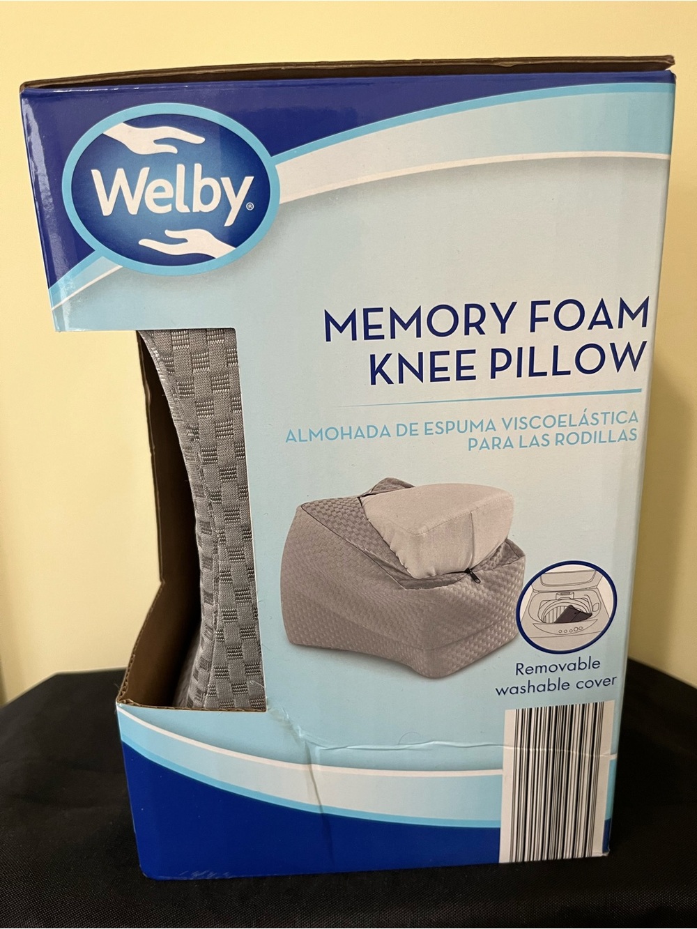 Memory Foam Knee Pillow - Gray - Picture 3 of 3